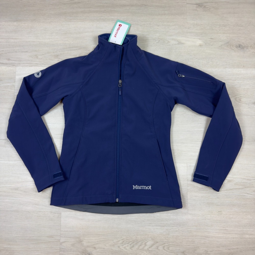 Marmot Gravity Soft Shell Jacket Womens XS Navy Arctic $150